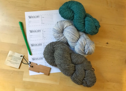 Label your handspun yarns with this free printable PDF from the Woolery!